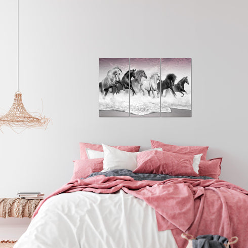 Wandbilder Wohnzimmer XXL Pferde Moderne Bilder Tiere